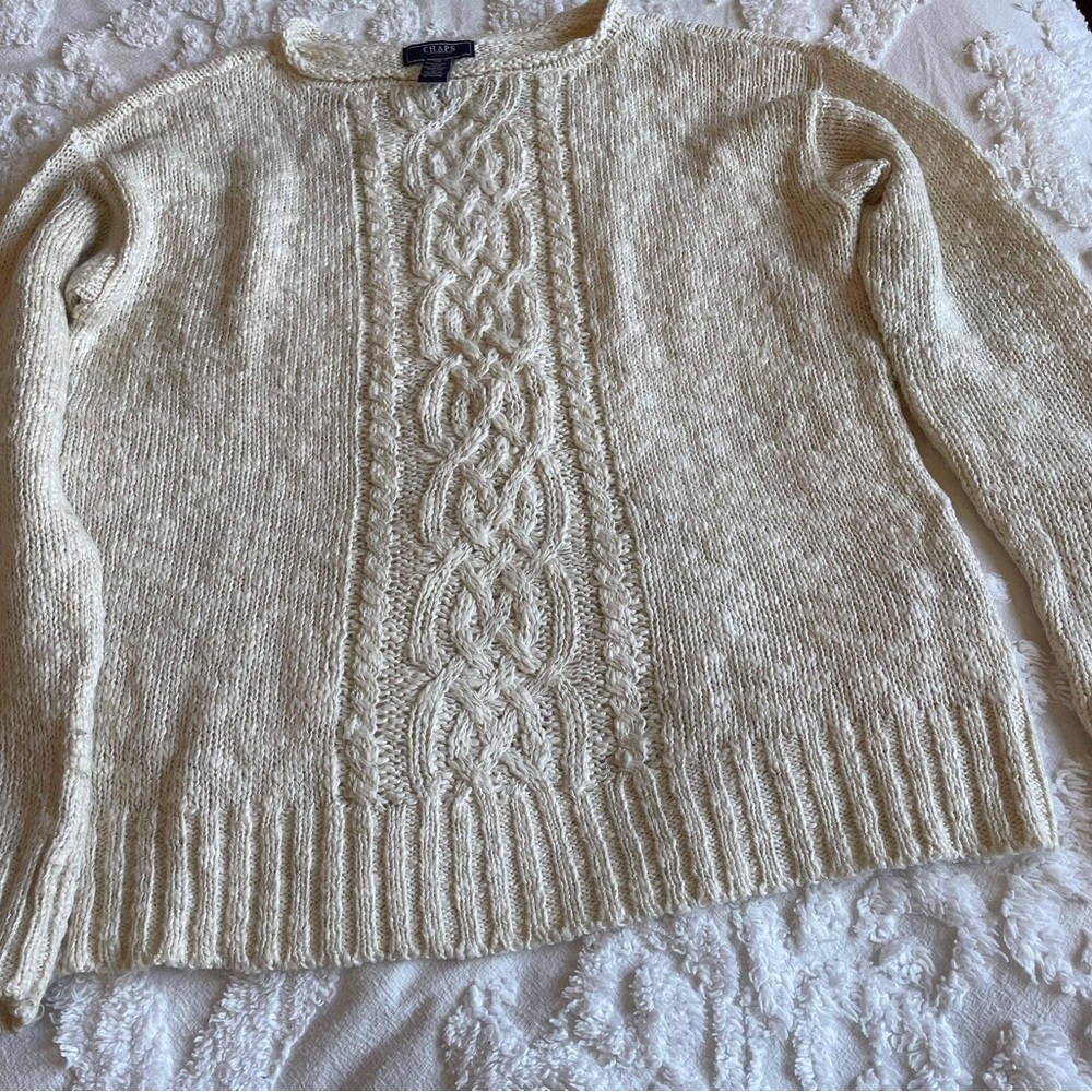 Cable Knit Sweater by Chaps